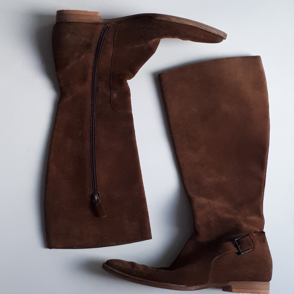 Gucci | Suede Riding Boots - Picture 4 of 13